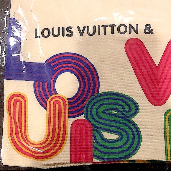 LOUIS VUITTON LV Double Sided Canvas Tote Bag From 2022 LV Shenzhen Exhibition - Picture 3 of 11